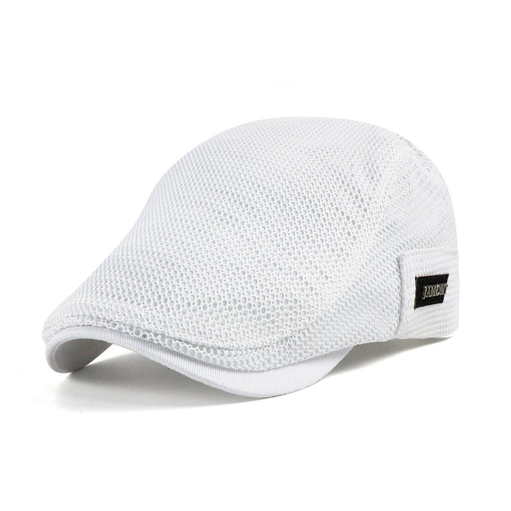 Accessoire homme: casquette en coton gris pour un look casual et sportif, ajustable et respirante.