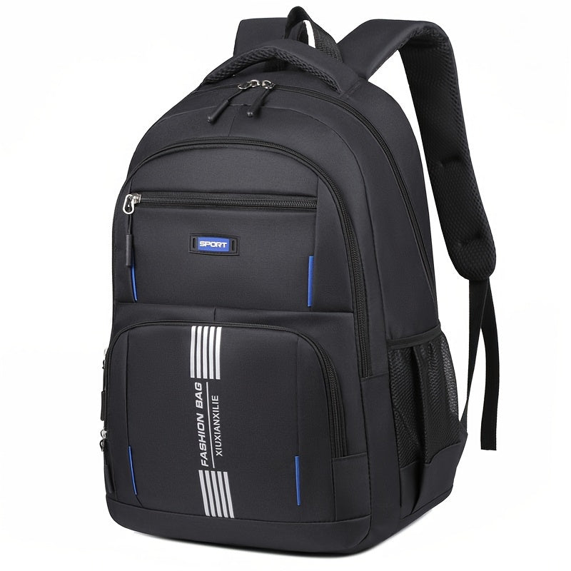 Sac à dos gris durable pour homme, résistant, excellent accessoire pour le quotidien actif.
