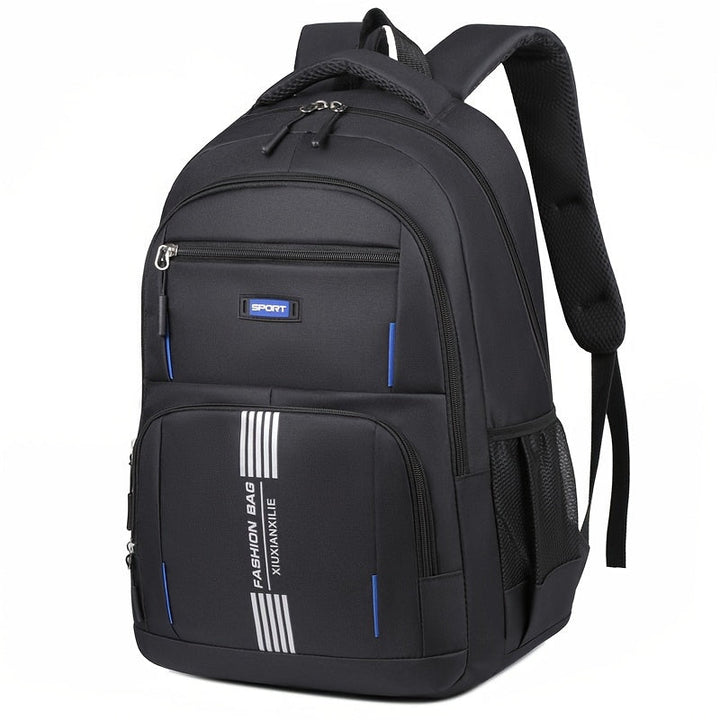 Sac à dos gris durable pour homme, résistant, excellent accessoire pour le quotidien actif.