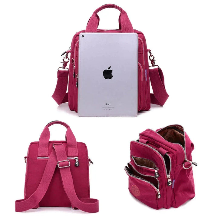 Sac à dos femme moderne et étanche, accessoire chic pour compléter votre look urbain.