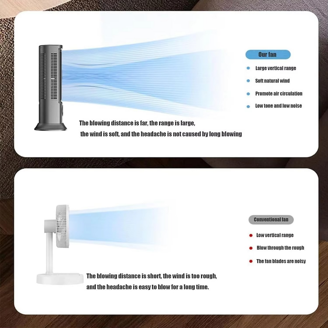 Climatiseur/rafraîchisseur d'air portable 3 vitesses, silencieux pour maison/bureau, refroidissement efficace.