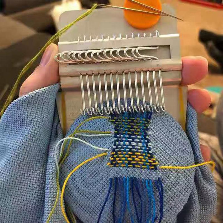 Kit de réparation textile pour débutants et experts. Outil de reprise facile à utiliser pour raccommoder des trous.