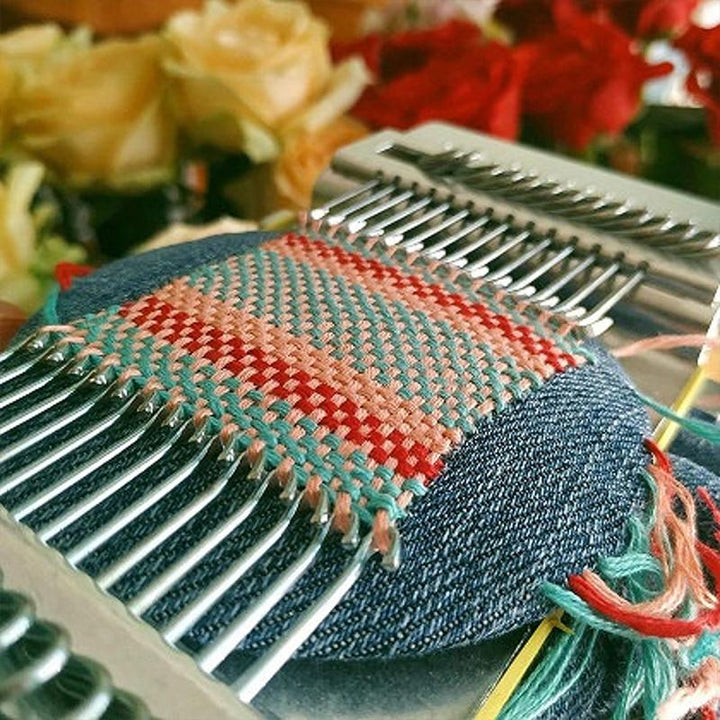 Équipez-vous pour la couture créative ! Kit complet de reprise textile, parfait pour raccommoder trous et DIY artisanat.