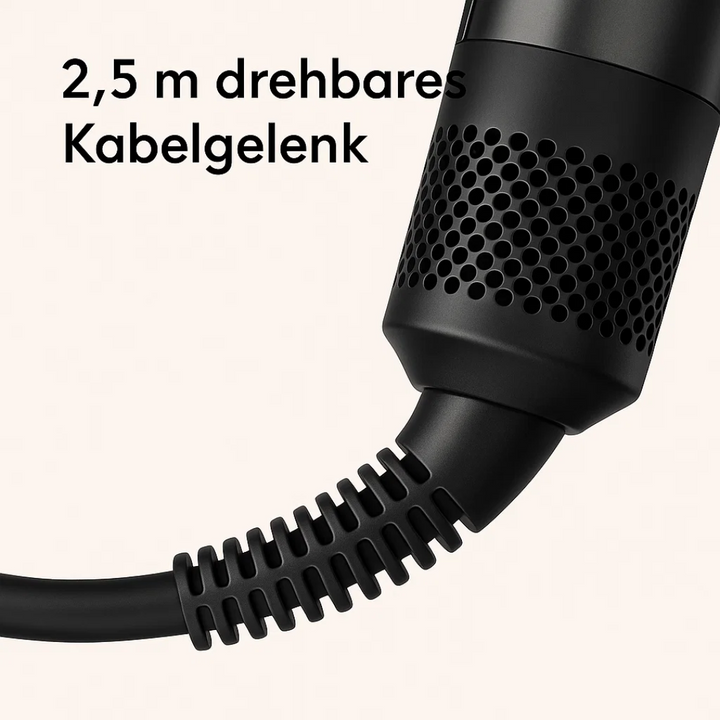 Styler de beauté 2-en-1 : sèche-cheveux et lisseur pour un coiffage impeccable.
