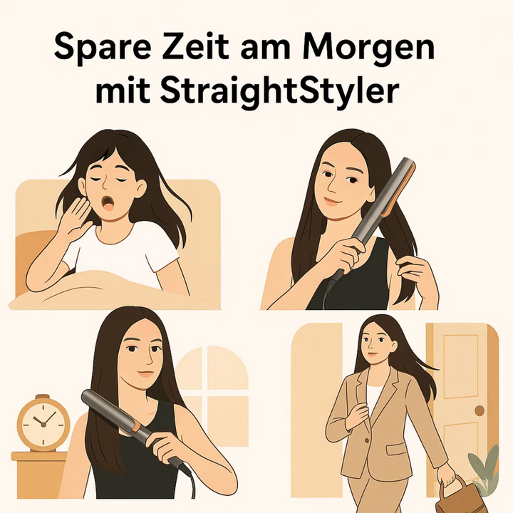 Le styler 2-en-1 ultime : sèche-cheveux et lisseur pour tous vos besoins de coiffage.