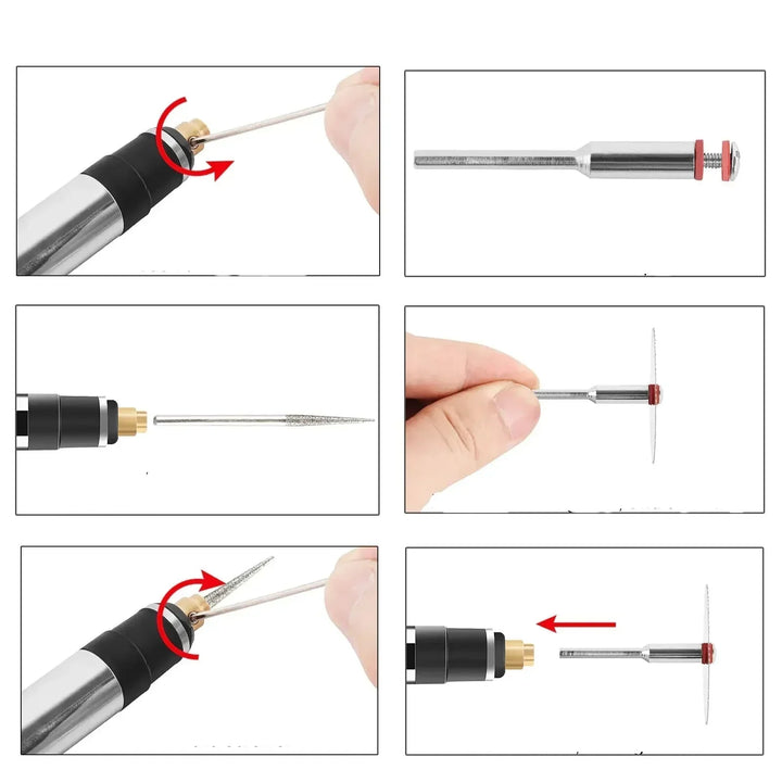 Stylo de gravure sans fil portable. Outil DIY précis pour artisanat, personnalisation sur bois, métal, verre.
