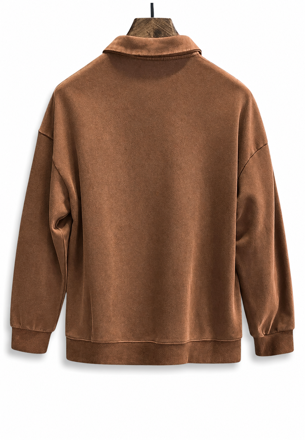 Mode décontractée homme: Polo à manches longues délavé, style vintage, casual chic, pour l'automne.