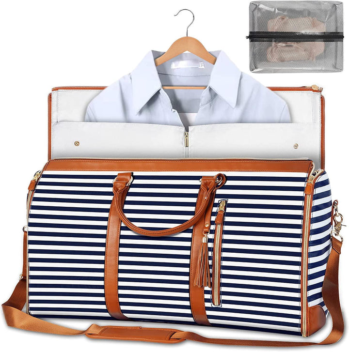 Sac de voyage pliable élégant, rangement anti-plis idéal pour protéger les vêtements en voyage d'affaires.