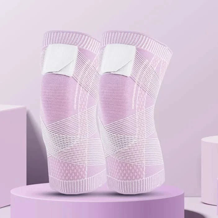 Genouillère ergonomique unisexe, compression confortable pour activités sportives, réduit pression et douleur genou.