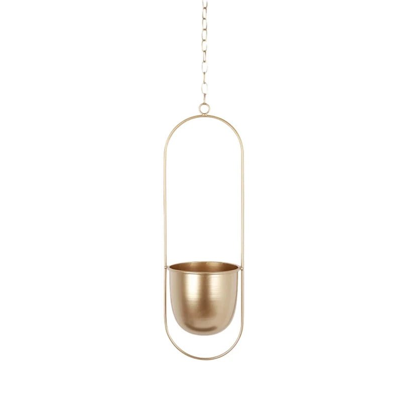 Jardinière suspendue murale, décoration végétale élégante pour pot, design épuré, gain de place.