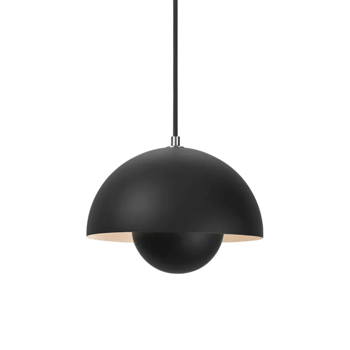 Suspension design scandinave "pot de fleurs" avec LED, ajoutant une touche verte à votre éclairage intérieur.