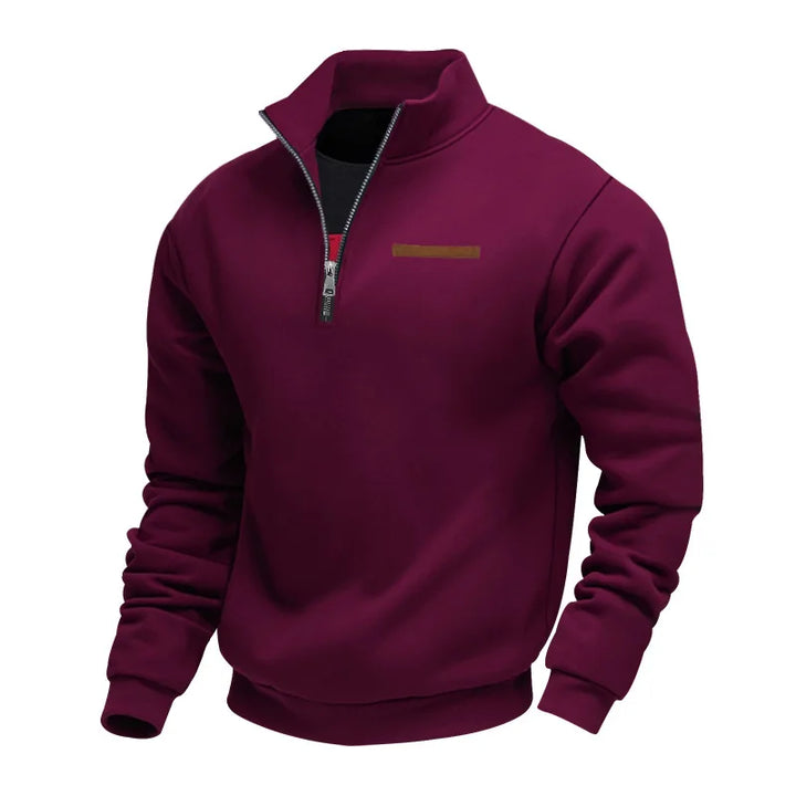 Sweat homme casual en polaire douce, parfait pour un style décontracté et chaleureux. Mode masculine.