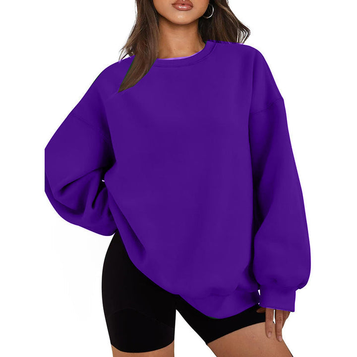 Sweat-shirt oversize femme, idéal pour la maison et le loungewear, confort maximal.