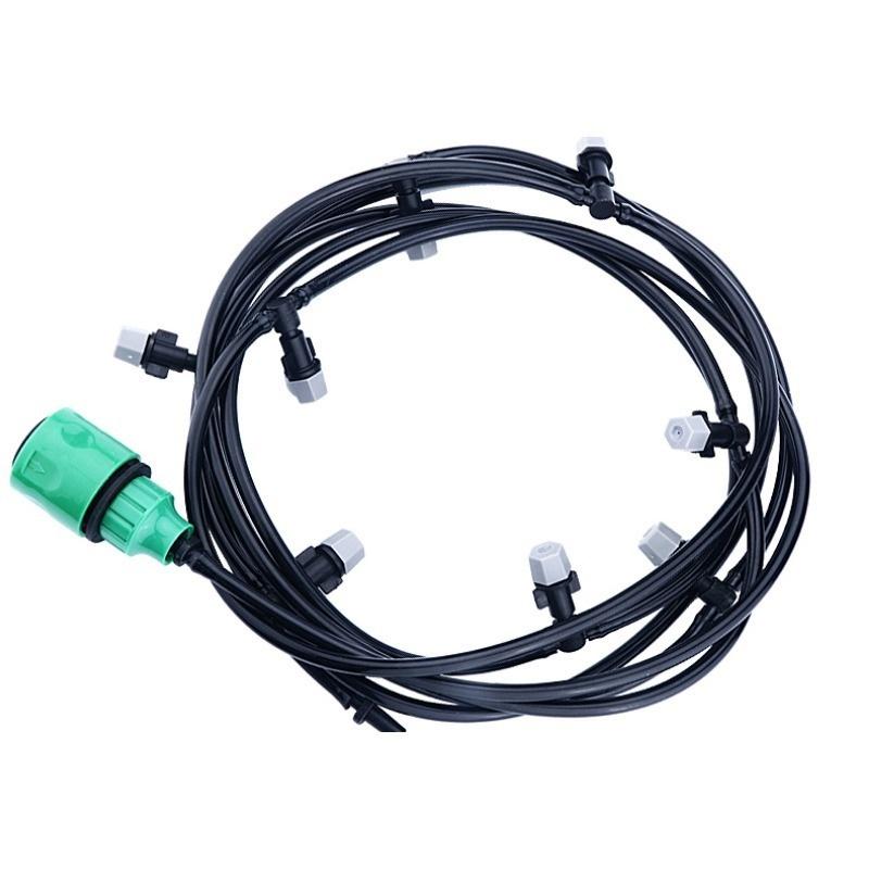 Kit d'arrosage automatique goutte-à-goutte 10m pour jardin et plantes, irrigation efficace.