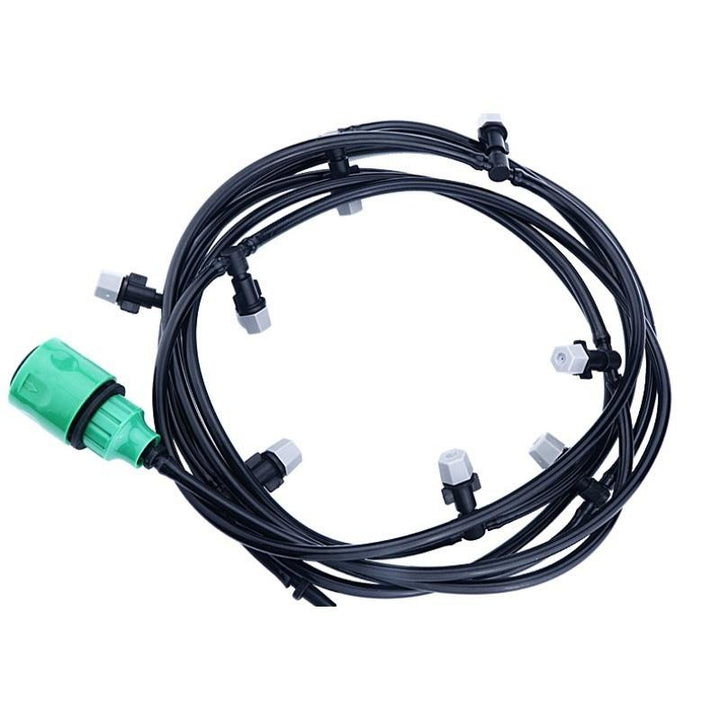Kit d'arrosage automatique goutte-à-goutte 10m pour jardin et plantes, irrigation efficace.