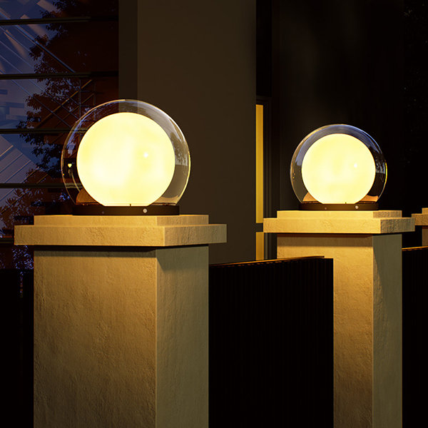 Lampe décorative lune, design unique pour un éclairage extérieur élégant et distinctif.