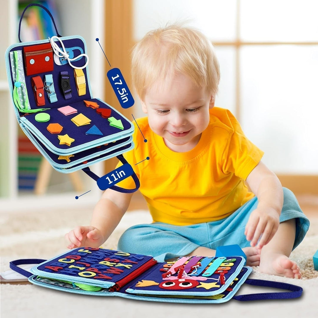 Tableau d'activités Montessori multifonctionnel pour enfants, stimulant la logique et la coordination. Jouet éducatif.