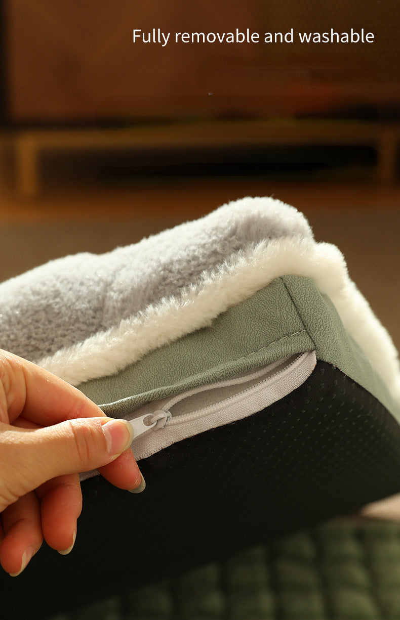 Confort animal garanti avec ce tapis lit chien luxe. Peluche douce, ultra chaud et douillet pour l'hiver.