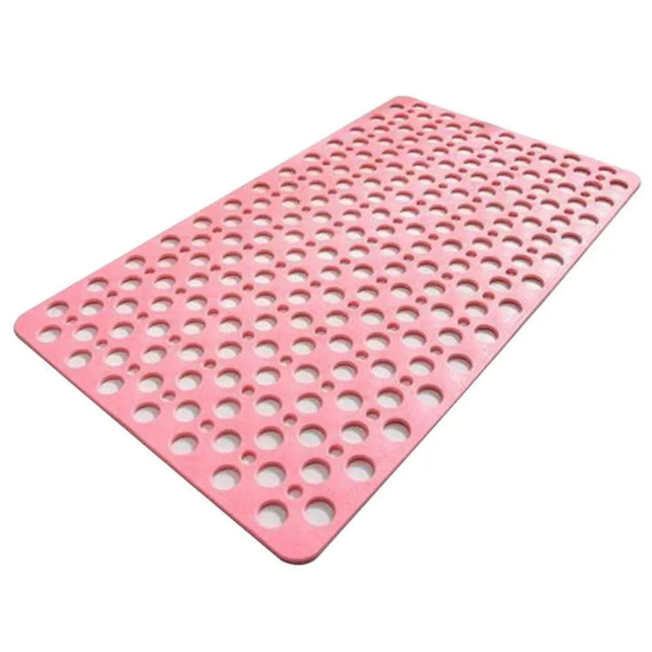 Tapis de bain antidérapant TPE. Sécurité pour douche et baignoire. Confortable, ventouses, excellent drainage.