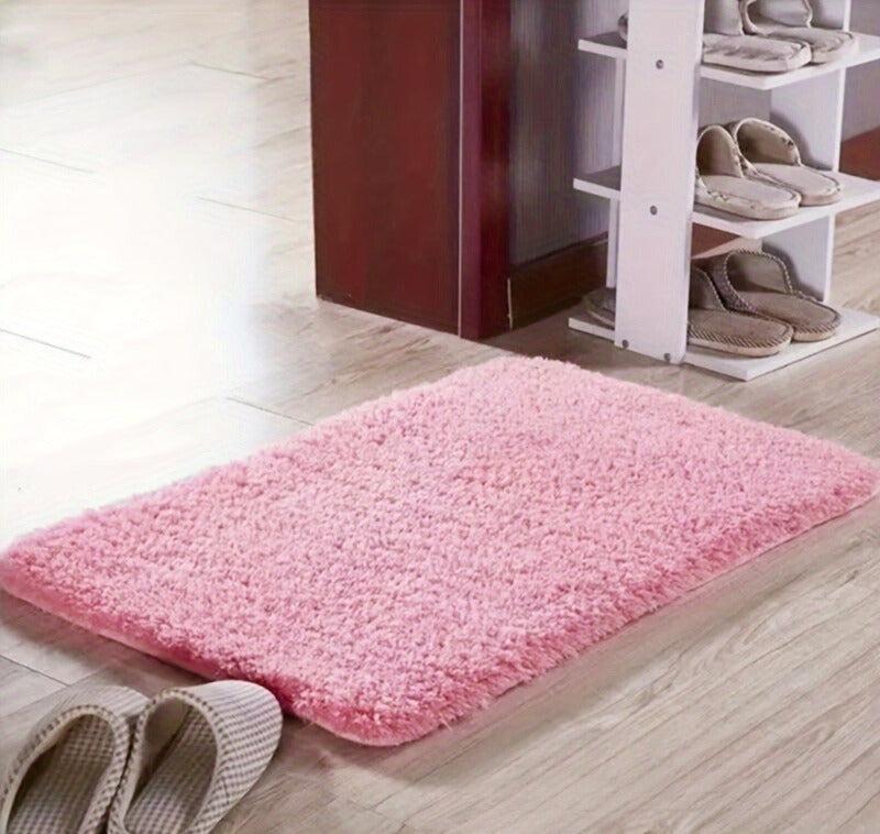 Tapis de bain luxueux et doux pour salle de bain, matelassé, avec dessous antidérapant. Sécurité et confort garantis.