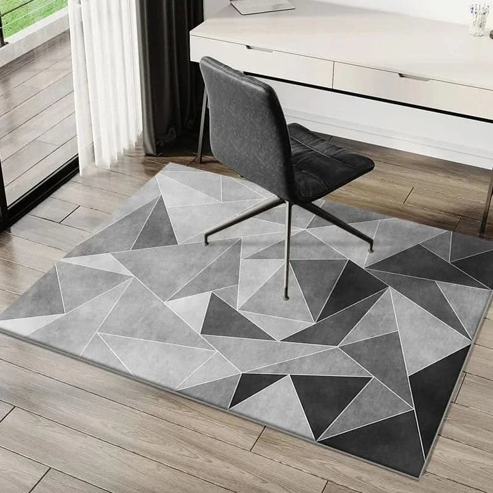Tapis de bureau en velours doux, lavable et antidérapant, assure la longévité de vos sols durs.