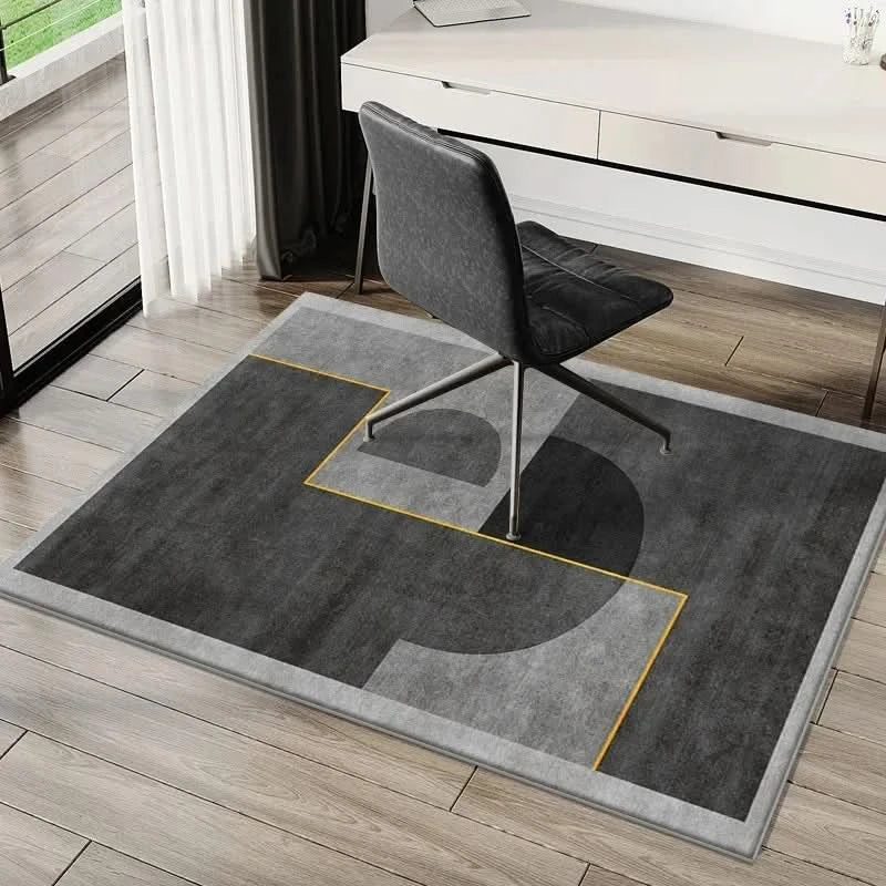 Tapis de protection pour sols durs, lavable et facile à installer sous votre chaise de bureau.