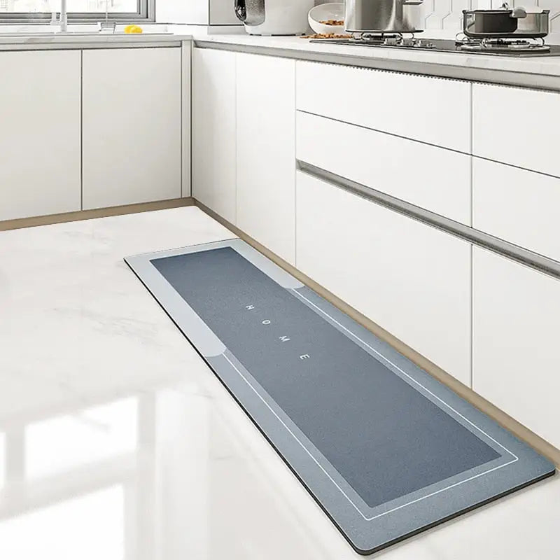Tapis de maison absorbant et imperméable, idéal pour cuisine, antidérapant, offre confort et protection durable.
