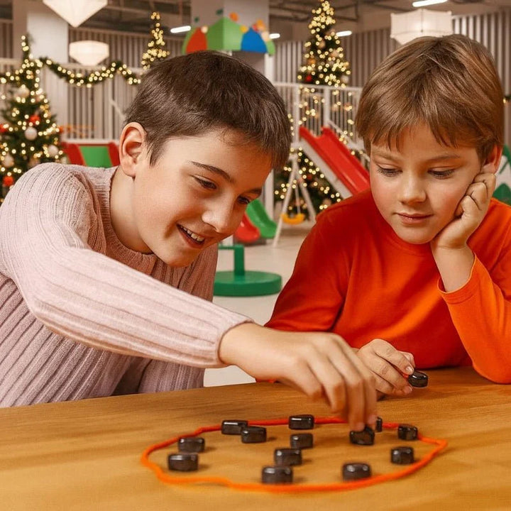 Cadeau jeu d'échecs magnétique de voyage pour adultes. Stimule la stratégie et la réflexion, idéal pour les loisirs portables.