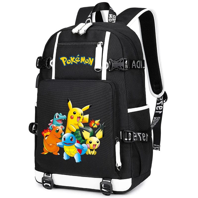 Cartable enfant Pokémon Pikachu pour l'école. Design vibrant et durable, parfait pour la rentrée.