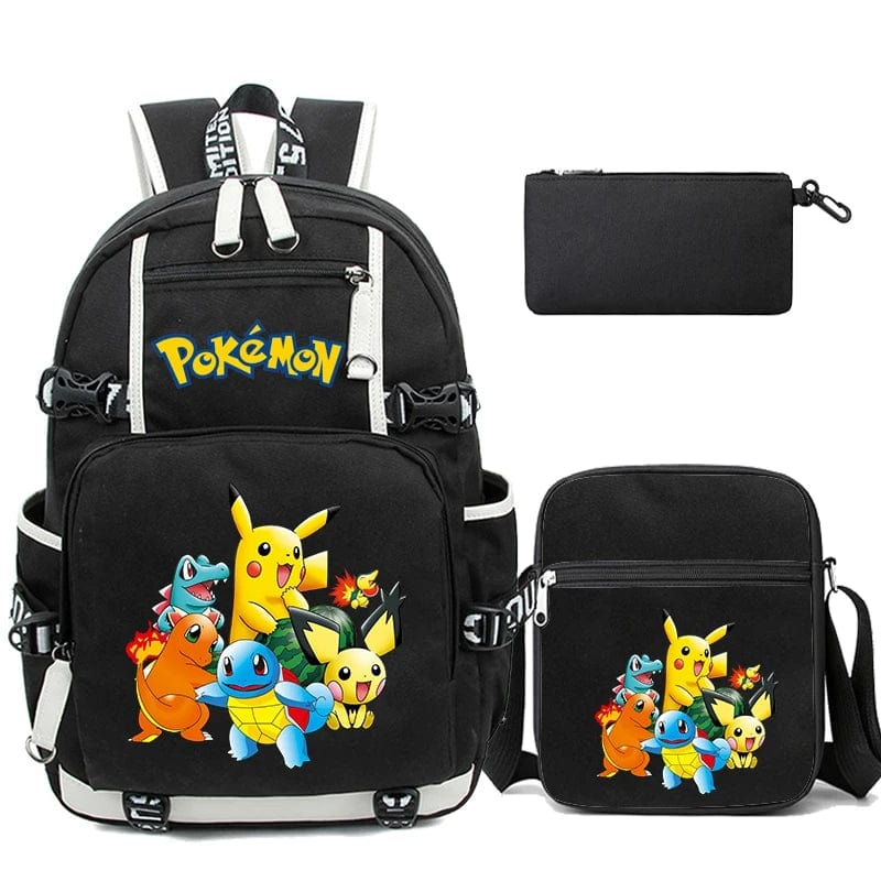 Cartable enfant Pokémon Pikachu, haute durabilité. Sac scolaire avec son design vibrant.
