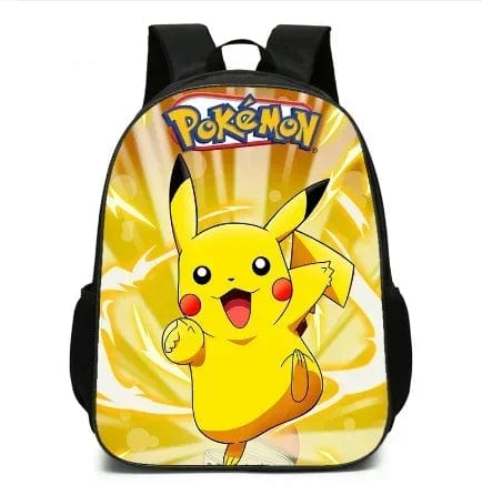 Ensemble cartable Pokémon et sac repas pour la rentrée scolaire.