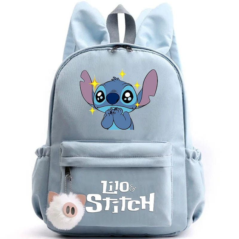 Sac d'école primaire, adapté aux livres et cahiers, avec porte-clés mignon.