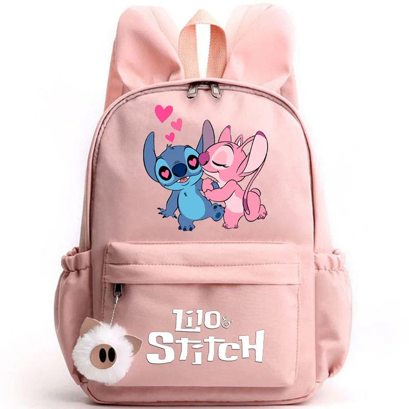 Cartable enfant pratique, plusieurs poches et un porte-clés mignon.