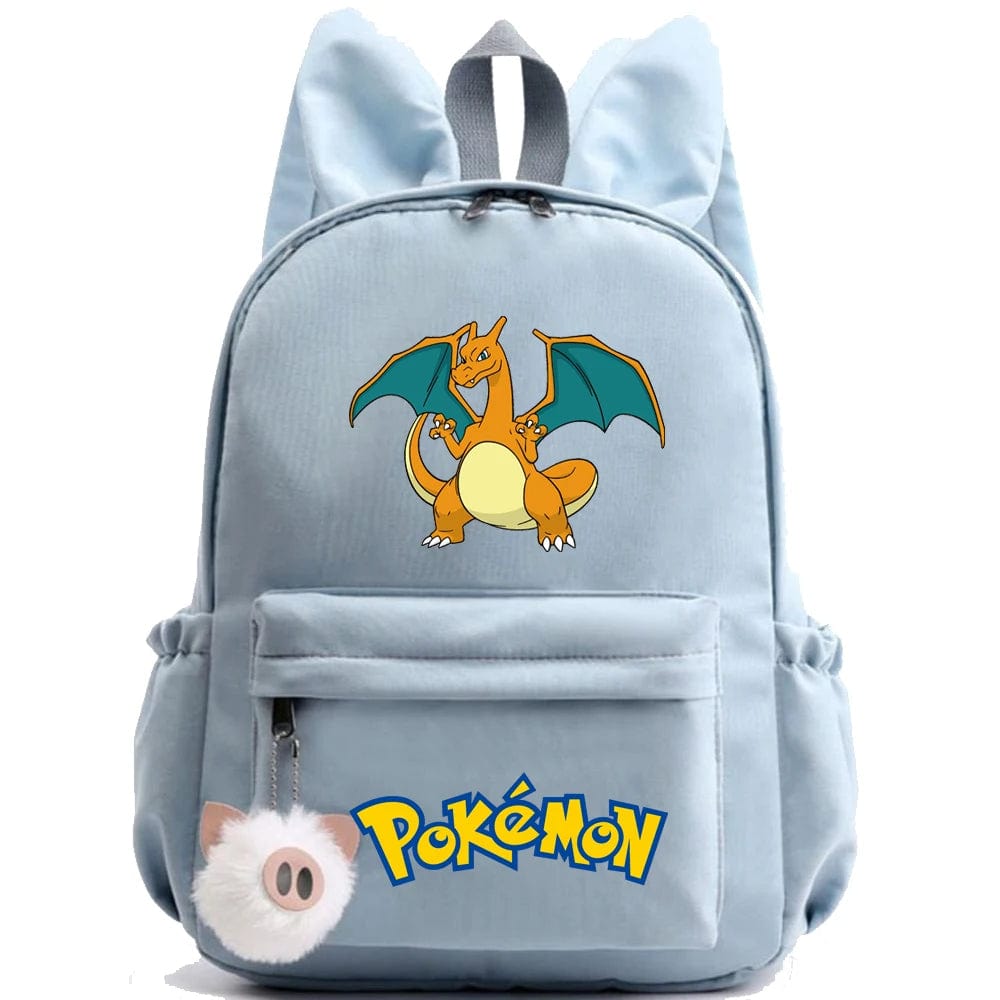 Cartable enfant Pokémon en toile, solide et résistant. Sac à dos pour les fournitures scolaires.