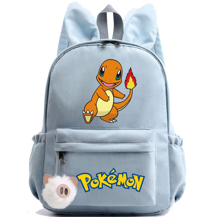 Sac à dos scolaire enfant Pokémon robuste avec porte-clé. Idéal pour maternelle et primaire.