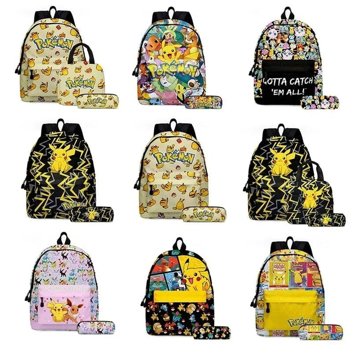 Cartable scolaire Pokémon pour enfant, idéal rentrée primaire.