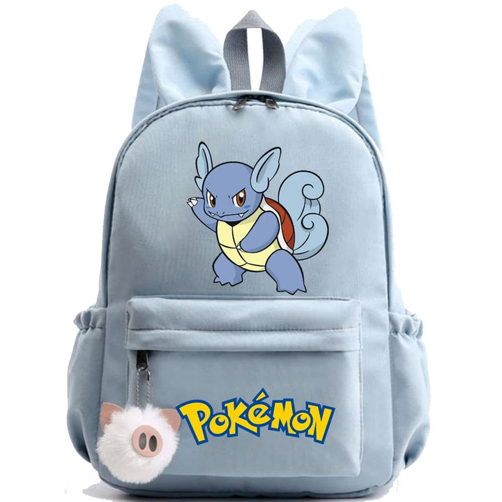 Sac à dos enfant Pokémon en toile robuste pour l'école. Cartable scolaire avec héros préférés.