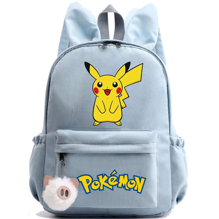 Cartable Pokémon enfant robuste, parfait pour transporter fournitures. Sac à dos scolaire durable.