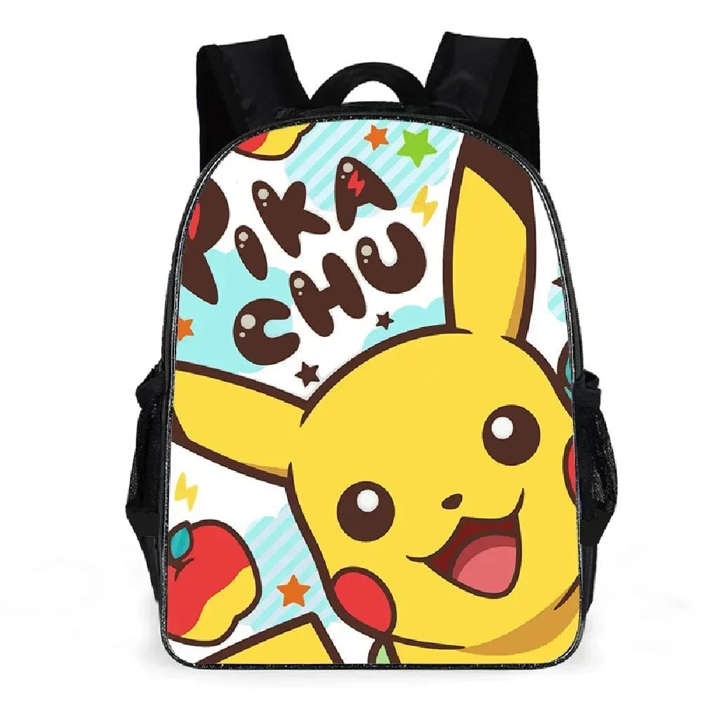 Sac à dos Pokémon enfant, motif Pikachu, parfait pour l'école.