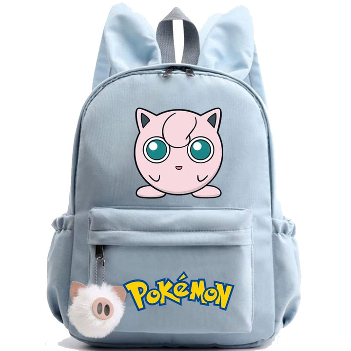 Sac à dos scolaire Pokémon en toile pour enfant. Cartable robuste avec personnages populaires.