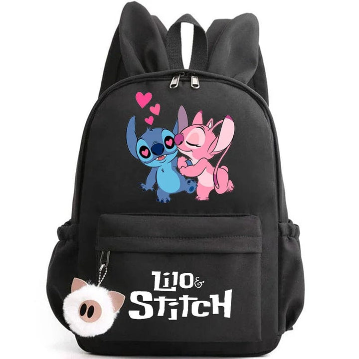 Cartable scolaire enfant, robuste et facile d'entretien, porte-clés inclus.