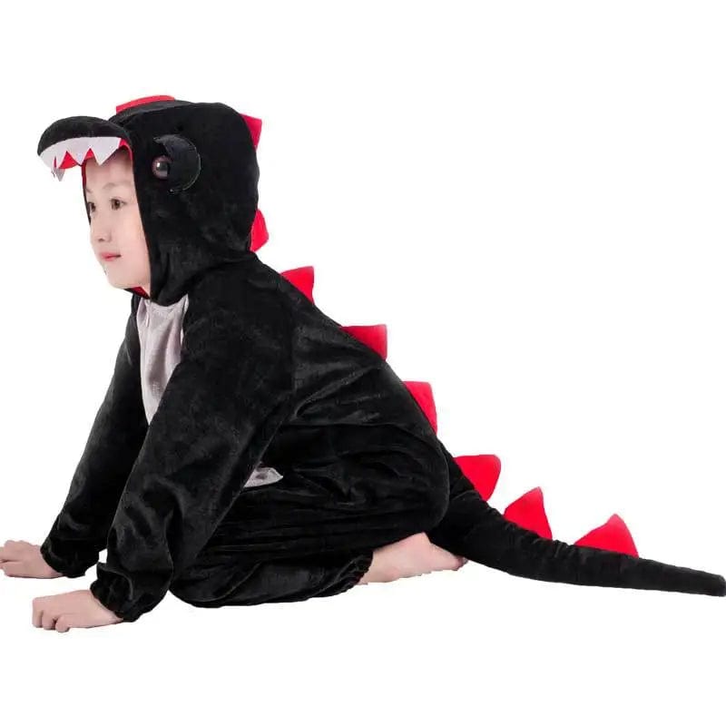 Déguisement dinosaure enfant mignon pour fêtes d'anniversaire, Halloween ou carnaval. Aventure et confort garantis.