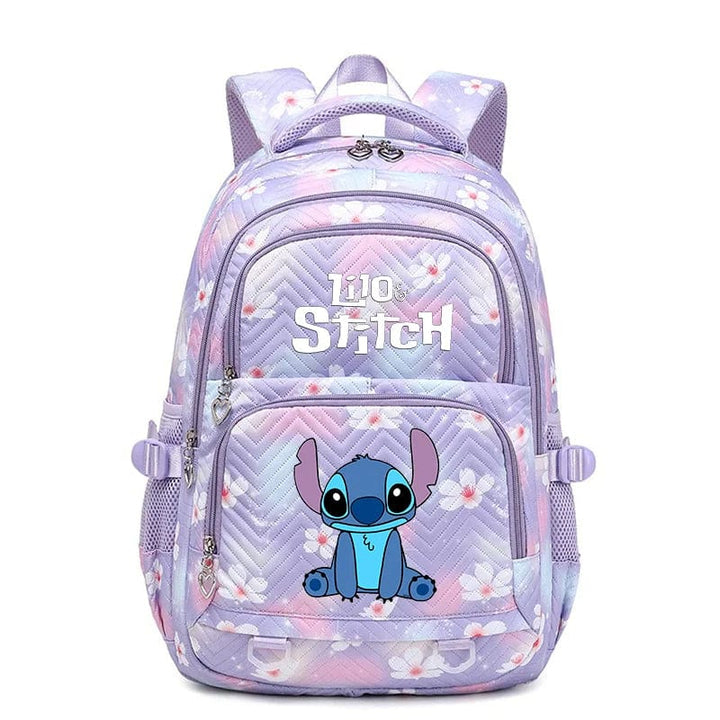 Sac à dos Stitch bleu, compagnon fidèle de l'enfant pour l'école et la rentrée scolaire.
