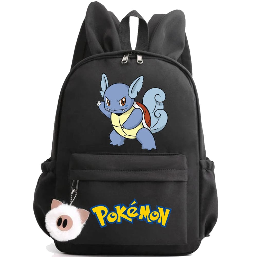Cartable enfant Pokémon solide, parfait pour l'école. Sac à dos en toile avec héros préférés.