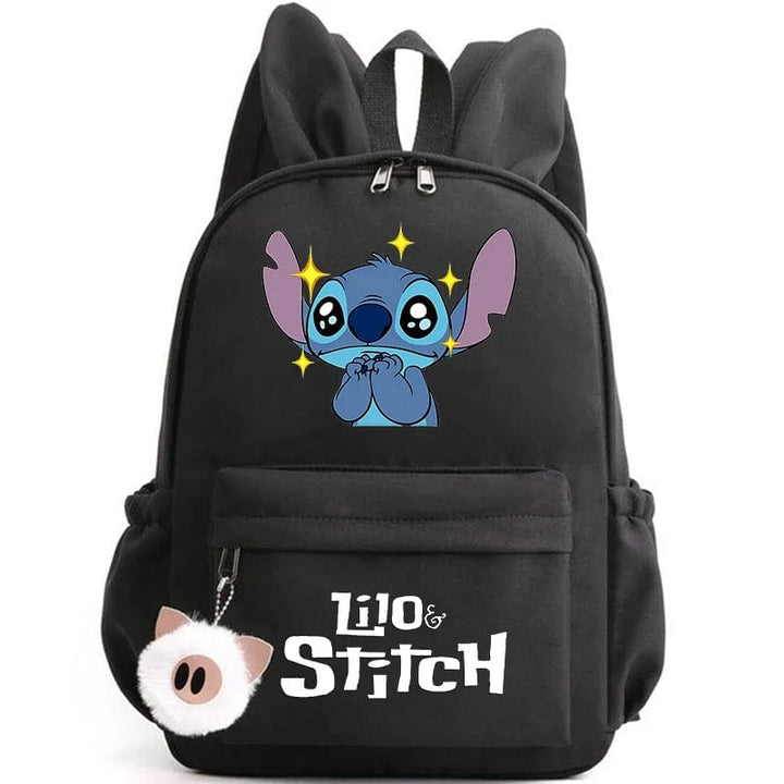Sac à dos enfant tendance, avec motifs amusants et un porte-clés détachable.