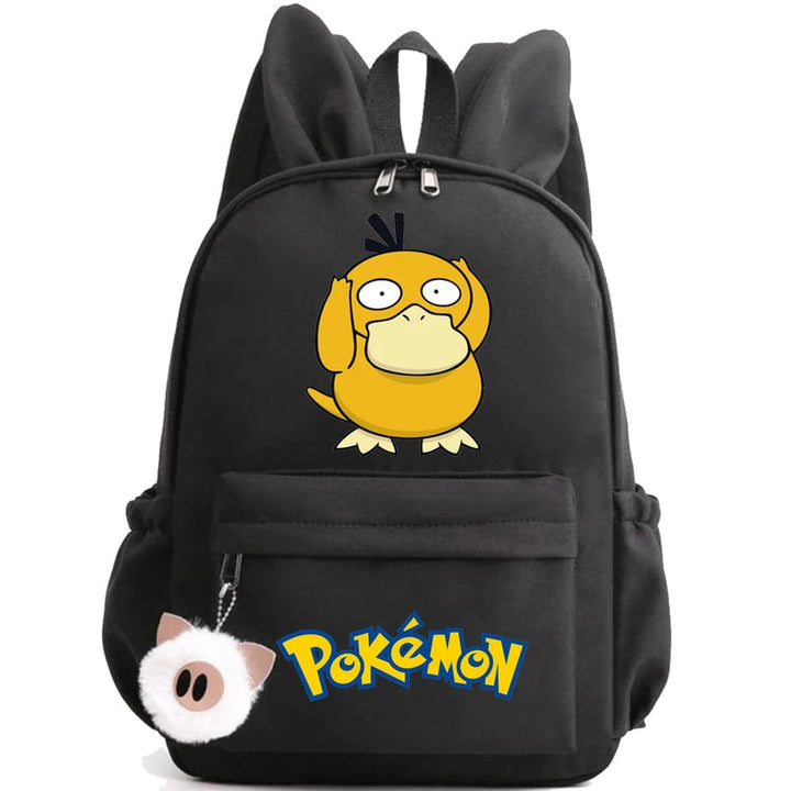 Cartable scolaire enfant Pokémon en toile durable. Sac à dos pour garçons et filles.