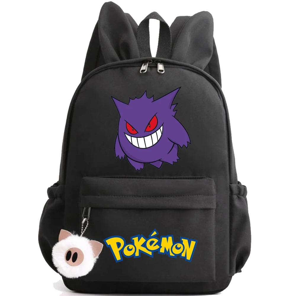 Sac à dos Pokémon enfant robuste, idéal pour l'école primaire. Cartable scolaire avec porte-clé.