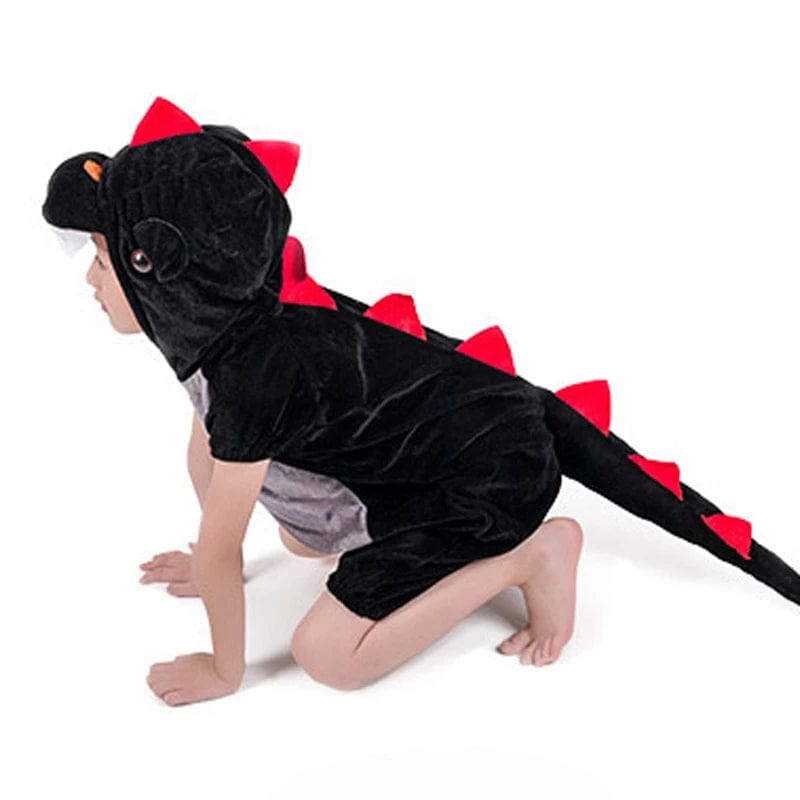 Costume dinosaure résistant et doux pour enfant. Confort maximal pour les jeux actifs et les explorations imaginaires.