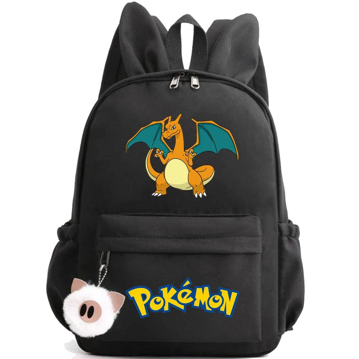 Cartable enfant Pokémon en toile solide. Sac à dos robuste pour la maternelle et la primaire.