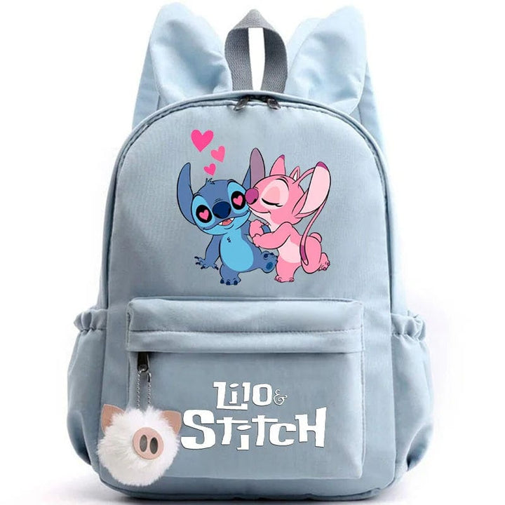 Cartable mignon pour enfant, design ergonomique et porte-clés adorable.